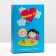 Gift box, lid is, the national team "Love is...", blue, 30 x 20 x 7 cm