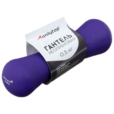 Non -repteenum dumbbell, 0.5 kg, purple color-3