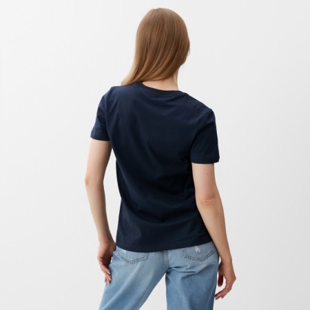 Women's T-shirt, dark gray color, size 46-3