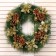 New Year's Wreath D-30 cm "Golden Light"