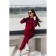 Female ishomine is a suit, size 48, burgundy color