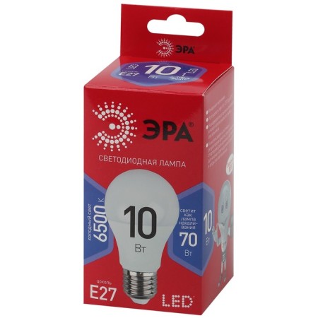 LED LED ERA Red Line “Pear”, 10 W, E27, 800 lm, 6500k, glow cold white-3