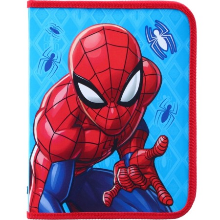 Plastic folder for notebooks A5, on a zipper, Spider-Man-2