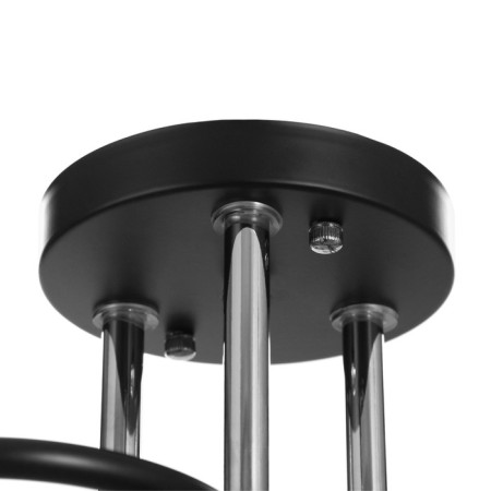 Ceiling Ceiling Maggie 3HE27 40W Black, Chrome-4