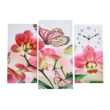 Carty clock is wall-mounted, modular 