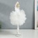 Interior doll "Princess in a white outfit, with heart" 43x18x19.5 cm