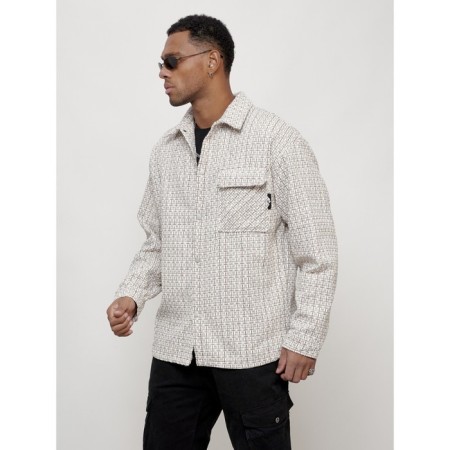 Male windbreaker, size 48, beige color-1