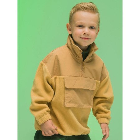 Jacket for boys, height 140 cm, ocher color