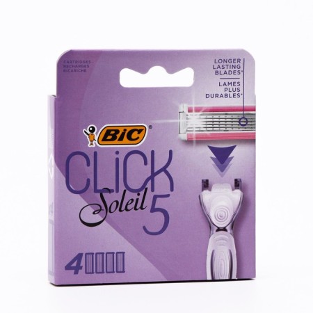 Replaceable shaving cassettes Bic Click 5, 4 pcs.
