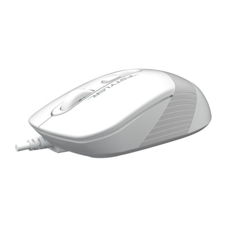 Mouse A4Tech FSTYLER FM10 White/Gray optical (1600DPI) USB (4BUT)-7