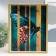 Decorative woods "Butterfly and stripes" 30x24.1x2.6 cm