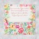 Money envelope "Congratulations", flowers, 19 x 0.7 x 9.5 cm