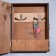 Klynoye box "House, dear house!" Two girls, 22x17x6 cm