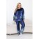 Female suit, size 54, blue color