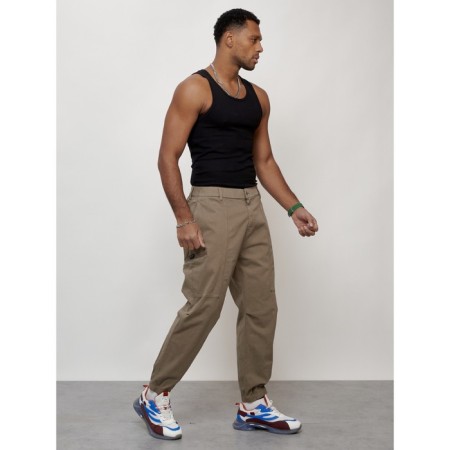 Cargo jeans, size 48, beige color-10