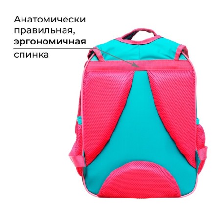 School backpack, 37 x 27 x 16 cm, ergonomic back, calligrata b "Kotik Korea"-3
