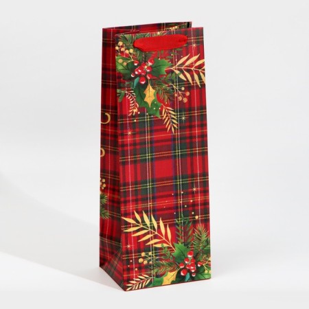Package for a CRAFT bottle “Happy New Year!”, 13 x 35 x 10 cm, New Year-1