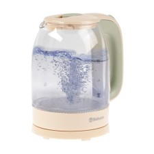 Electric kettle Sakura SA-2740GR, glass, 1.7 l, 2200 watts, beige-green