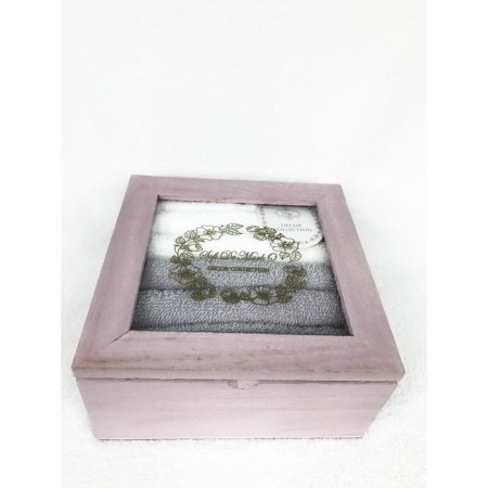 Set of napkins "Tina", size 30x30 cm - 6 pcs, color violet-1