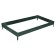 Glocked bed, 195 × 100 × 15 cm, dark green, Greengo