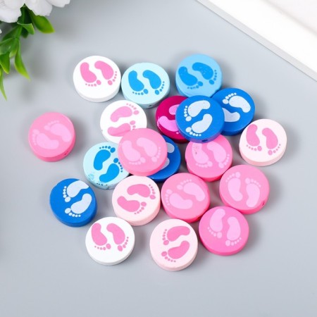 Beads for creativity tree "Traces" set 20 pcs 0.5x2x2 cm