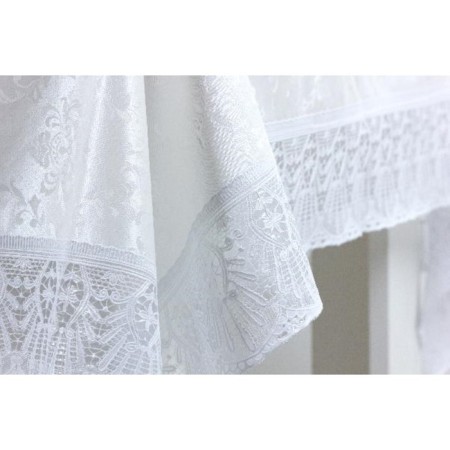 Finished tablecloth Meiwa, rectangular, 152 x 228 cm, white color-1