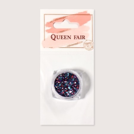 Sparkles for decor, medium/small, blue/red color-3