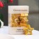 Candle in the sleeve "Star", set of 12 pcs, golden spit