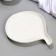 Ceramic ceramic dish for serving "Khinkali", 22.5 x 26.5 cm, white color