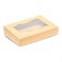 The box is folding, with a window, craft, 28 x 20 x 5 cm, set 10pcs.