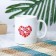Sublimation mug "Favorite girlfriend", with application