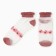 Women's socks Minaku "Flowers", pink color, rr 36-37 (23 cm)