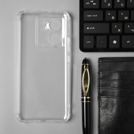 Borasco Bumper Case for Xiaomi 13t/13t Pro, silicone, transparent-2