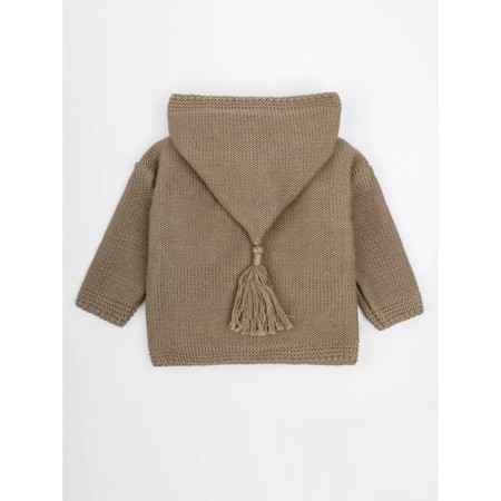 Sweater Children's Knitted Amarobaby Brush, height 86 cm, brown color-13