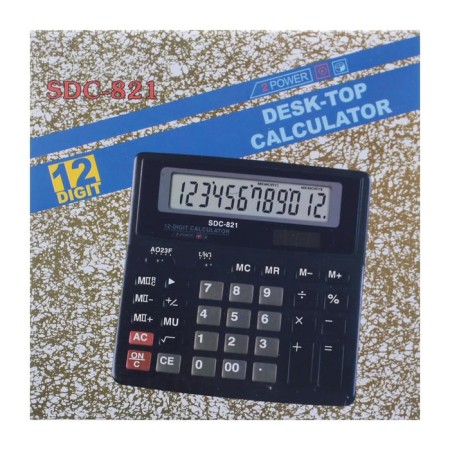 Table calculator, 12 - discharge, SDC -821-5