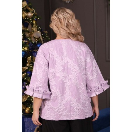 Women's tunic, size 52, lilac color-11