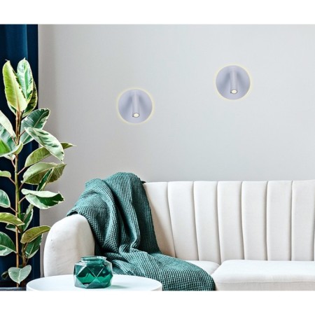 The lamp is a lamp LED with a switch Ambrella Light, Wall, FW251, LED, 6 W, 120LUM, 4200, 3000K, Color White Sand-1