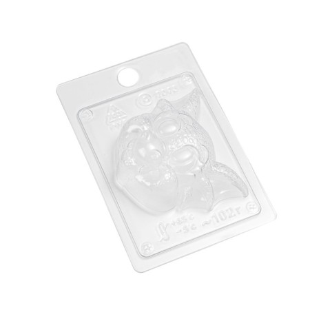 Chocolate shape Plastic “Dragon Head”, symbol of 2024, product size 8.5 × 7.5 × 3 cm, transparent color-1