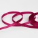 A satin ribbon “Golden threads”, 6 mm × 23 ± 1 m, raspberry color No. 72