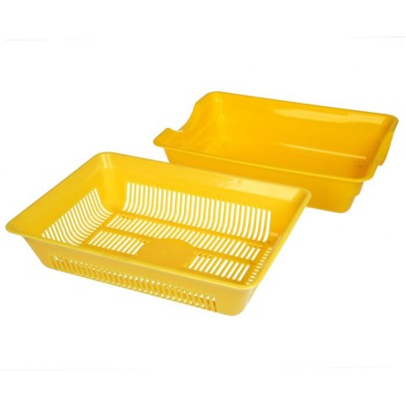 Deep toilet with a mesh of 36 x 25 x 9 cm, yellow-1