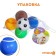 Set of rubber balls "Sport", 5 pcs., With a squeak, Kroshka I