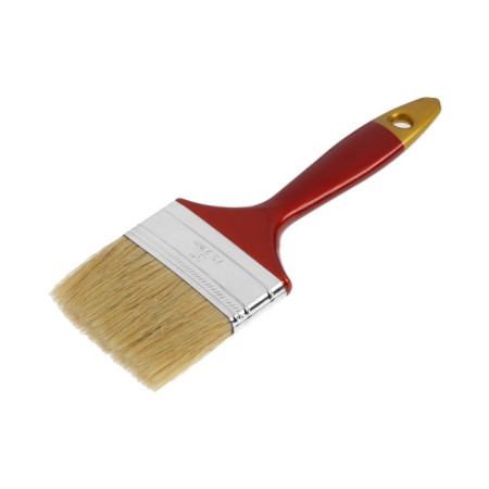 Brush flat tundra, natural bristles, plastic handle, 3 ", 75 mm-6