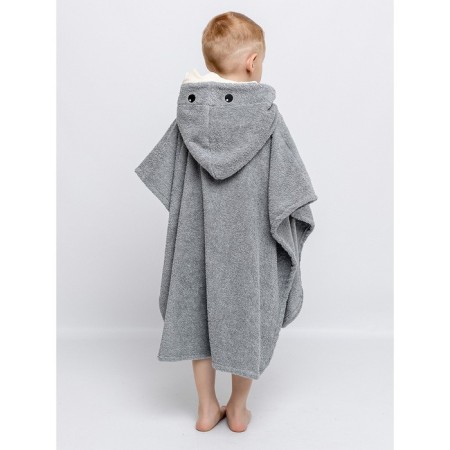Hat-to-Polo children, height 98 cm, gray color-3