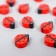 Beads for the creativity of PVC "God's cows" set of 20 pcs 1x1x1 cm