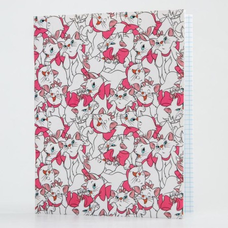 A notebook of 48 sheets in a cage, cardboard cover "Cats Aristocrats. Marie "-2