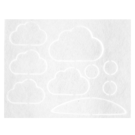 Set for creativity. Cards from felt "plane"-6