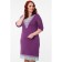 Female dress, size 56, purple color