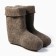 Men's boots with bending, natural color, size 41