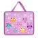 Folder with A4 handles, 330 x 260 x 75 mm, plastic, pens, calligrata "owls"