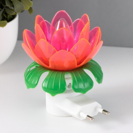 Nightlight "Blocked flower" 220V E12 MIX 9x9.5 cm Risalux-8